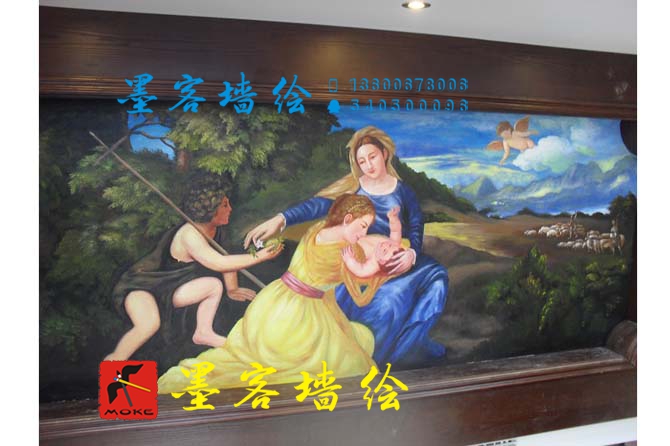 MK_QH041油畫書法