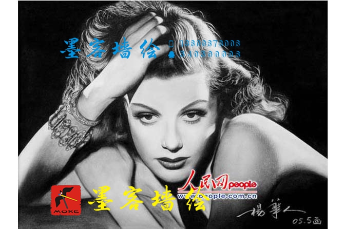 MK_QH038油畫書法