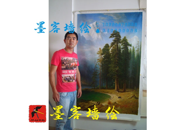 MK_QH037油畫書法