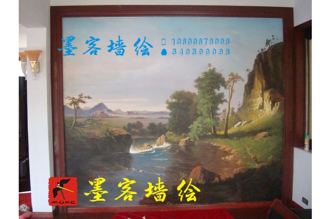 MK_QH036油畫書法