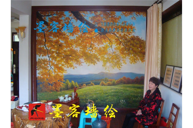 MK_QH035油畫書法